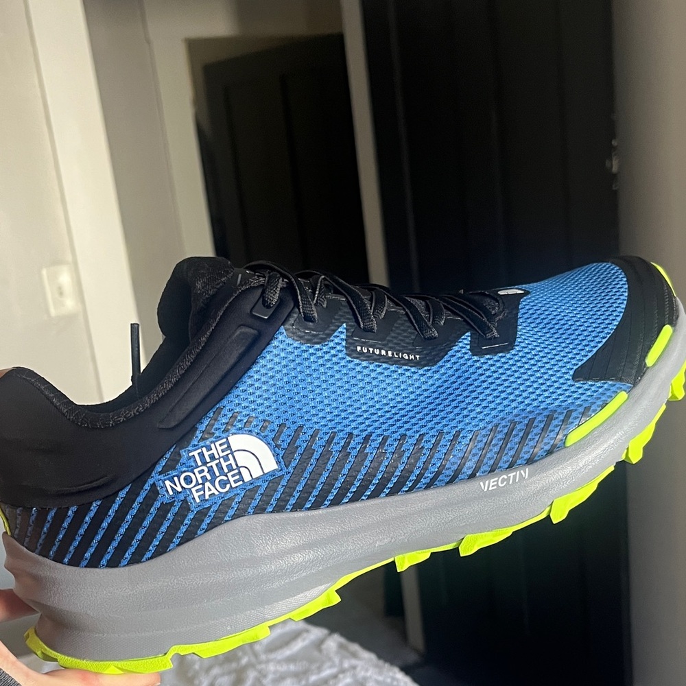 The North Face Blue and Black Running Shoes